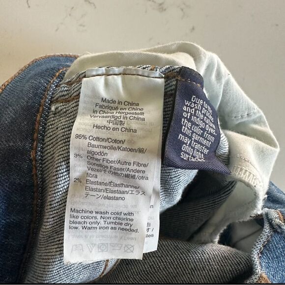 Madewell 10” Hi Rise Button Fly Raw Hem Skinny Jeans Size 24 - Picture 7 of 13